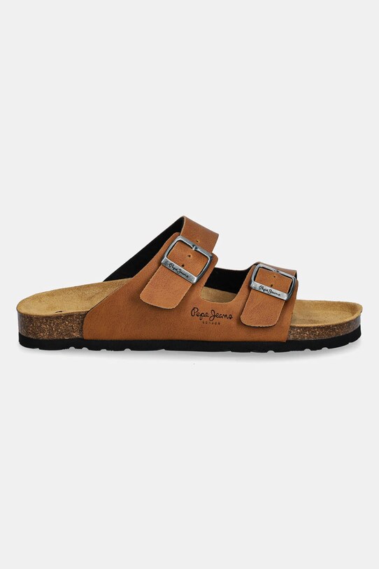 Шльопанці Pepe Jeans OBAN CLASSIC 1 W PLS90637 коричневий SS25