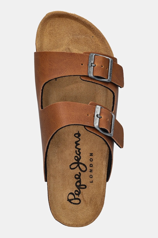 Pepe Jeans papuci OBAN CLASSIC 1 W maro PLS90637