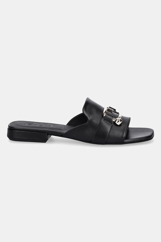 Furla bőr papucs Nuvola Mule YJ36FNU.X30000.O6000 fekete SS25
