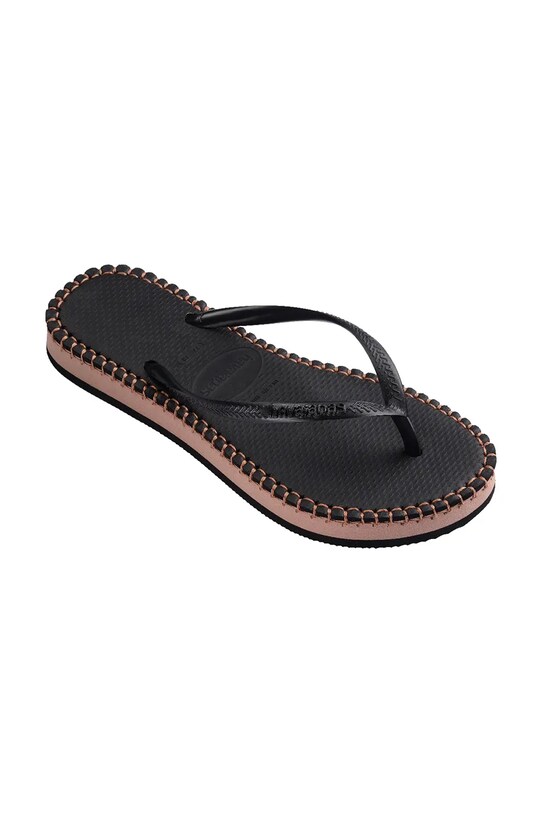 Παπούτσια Σαγιονάρες Havaianas SLIM FLATFORM 4149928.0090 μαύρο