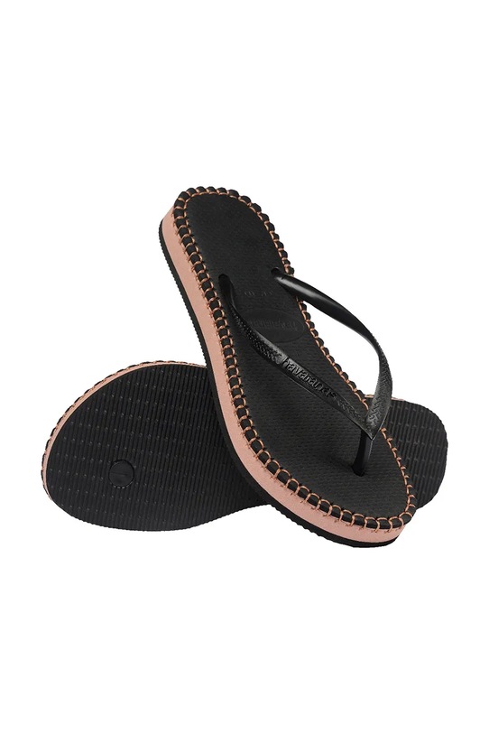 Вьетнамки Havaianas SLIM FLATFORM чёрный 4149928.0090