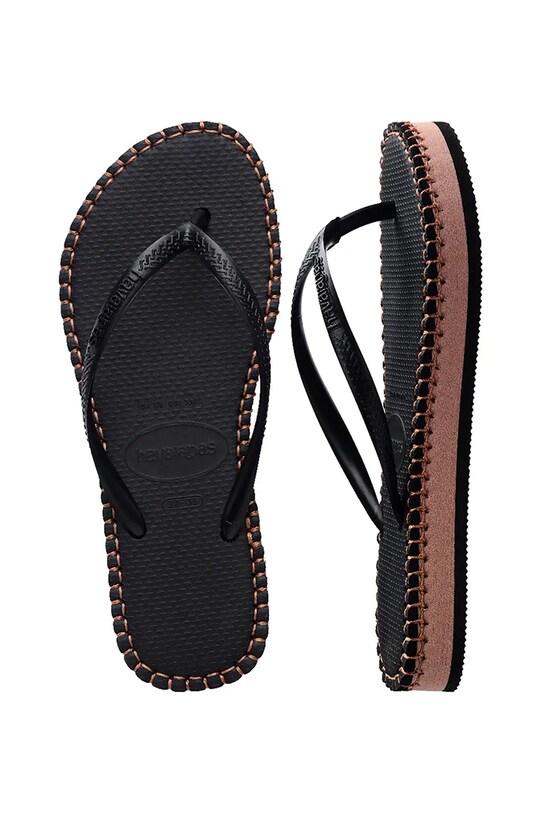 Σαγιονάρες Havaianas SLIM FLATFORM 4149928.0090 μαύρο