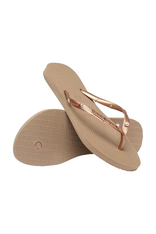 Havaianas japonki SLIM LUXURY AQUA złoty 4149965.3581
