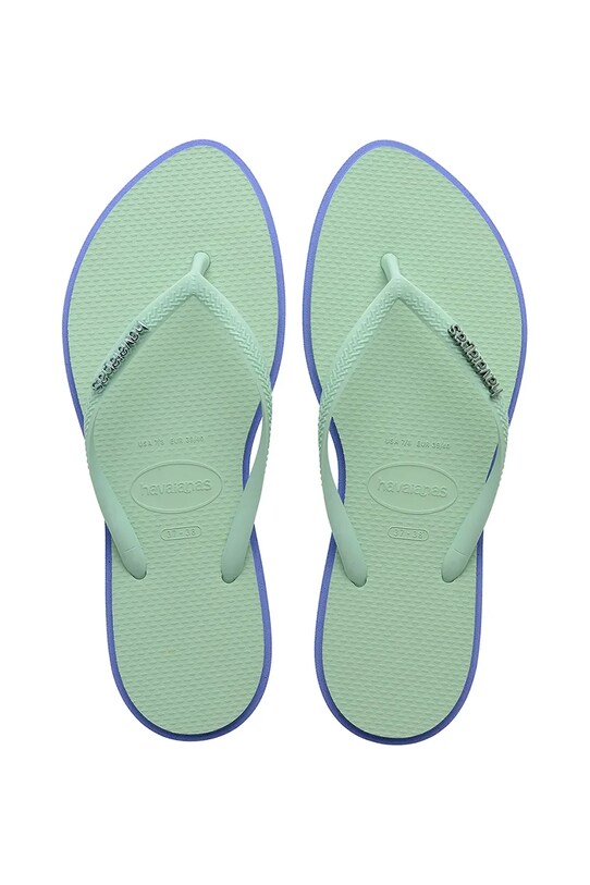 Havaianas slapi SLIM POINT sintetic turcoaz 4149584.3562