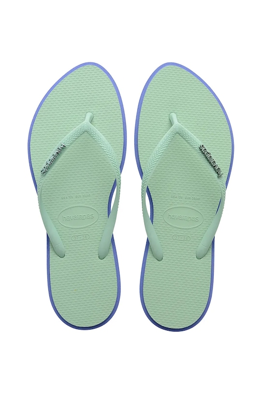 Σαγιονάρες Havaianas SLIM POINT φλατ τιρκουάζ 4149584.3562