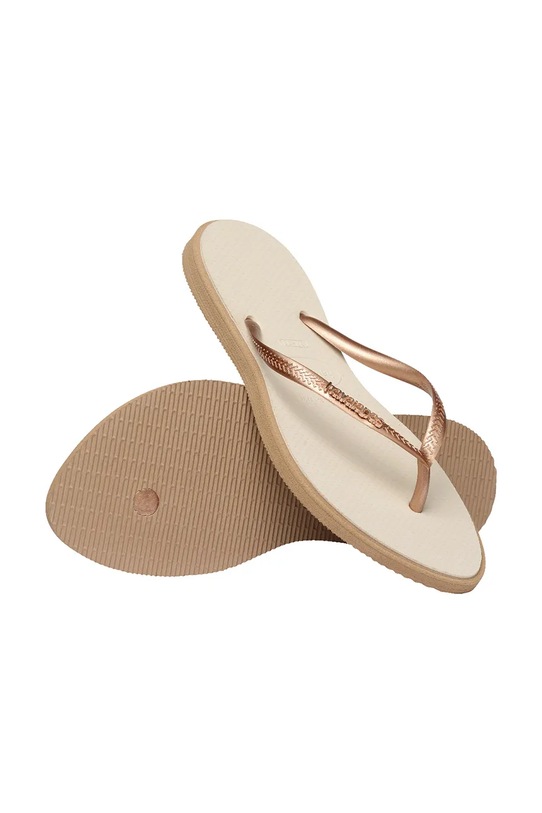 Šľapky Havaianas SLIM POINT zlatá 4149584.6842