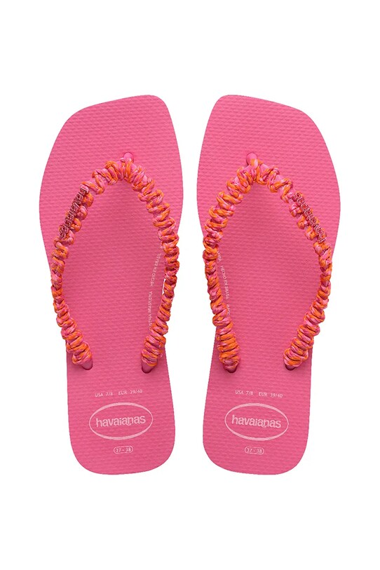Havaianas japonki SLIM SQUARE BOHO syntetyczny różowy 4149945.5784