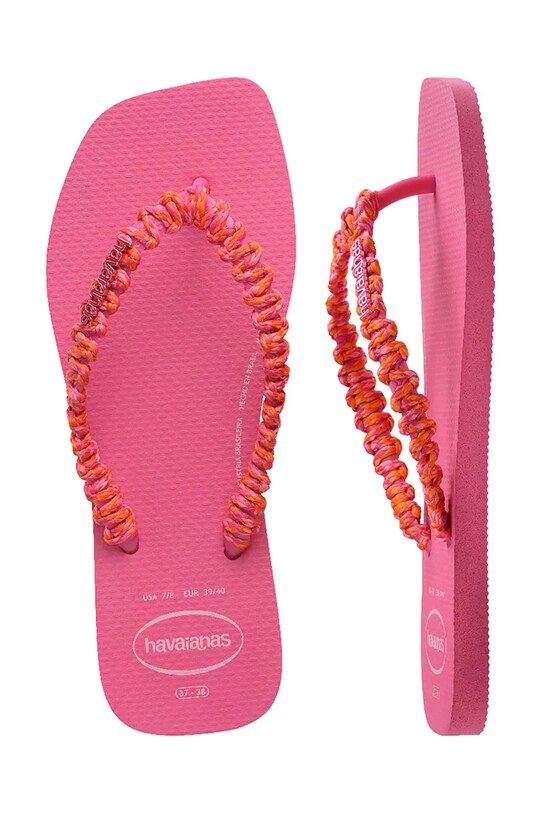 Havaianas japonki SLIM SQUARE BOHO 4149945.5784 różowy