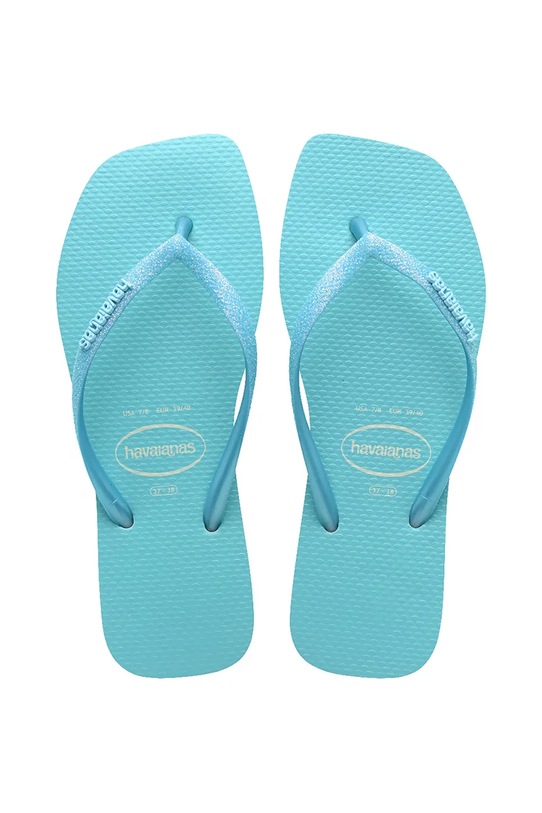 Japonke Havaianas SLIM SQUARE GLITTER Sintetični turkizna 4148927.8747