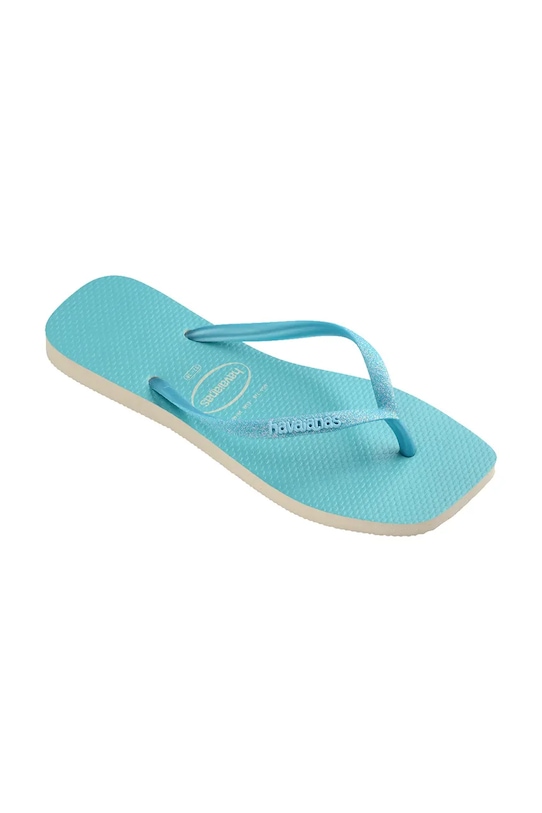 Obutev Japonke Havaianas SLIM SQUARE GLITTER 4148927.8747 turkizna