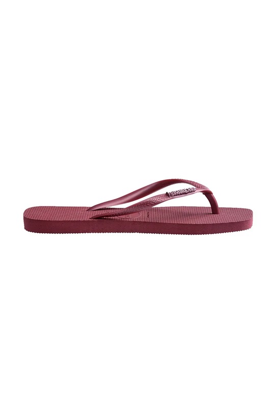Havaianas japonki SLIM SQUARE LOGO 4148257.9339 bordowy SS25