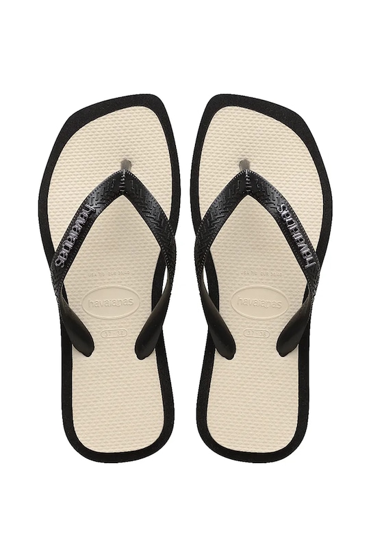 Havaianas slapi TOP SQUARE FUSION sintetic negru 4149944.0090