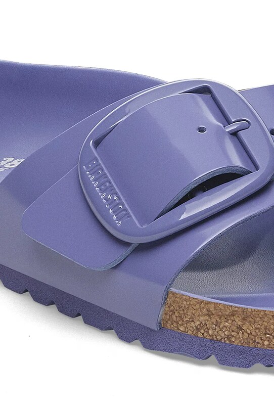 Obuv Kožené šľapky Birkenstock Madrid Big Buckle 1029427 fialová