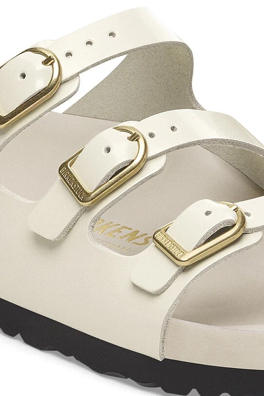 Cipők Birkenstock papucs Florida D-Buckle Exq 1029355 bézs