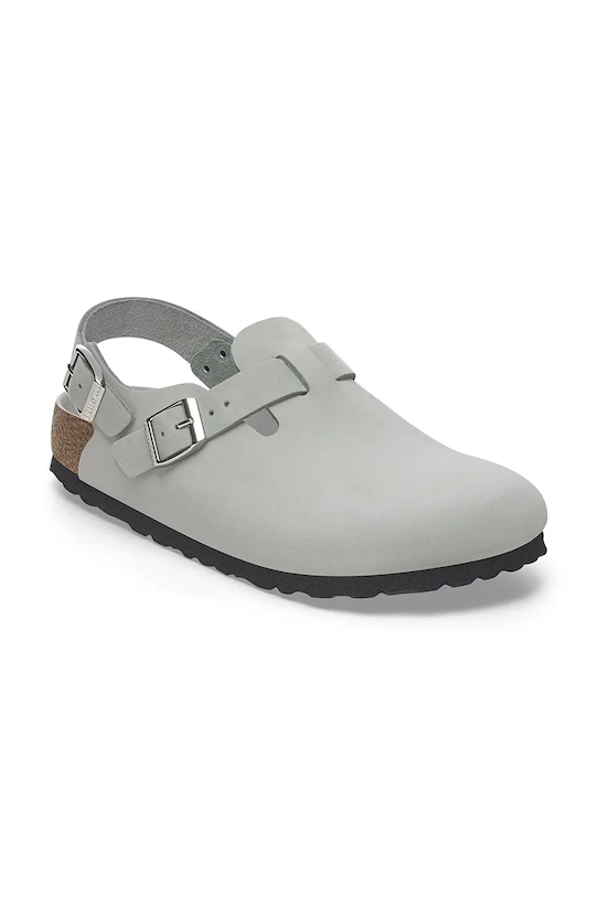 Nubukové šľapky Birkenstock Tokio 1029429 sivá SS25