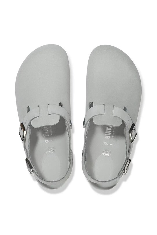 Nubukové pantofle Birkenstock Tokio 1029429 šedá