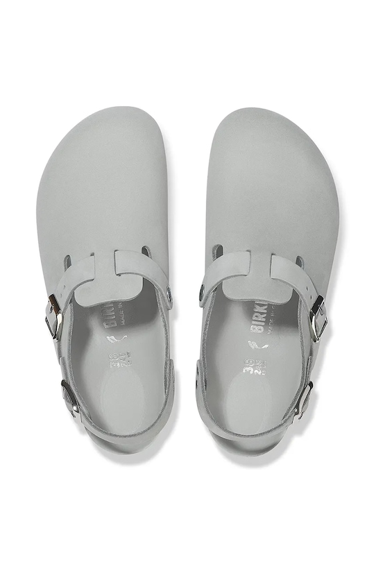 Nubukové šľapky Birkenstock Tokio 1029429 sivá
