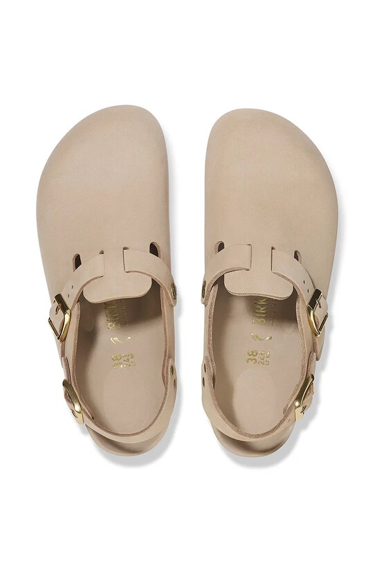 Birkenstock nubuck sliders Tokio 1029496 beige