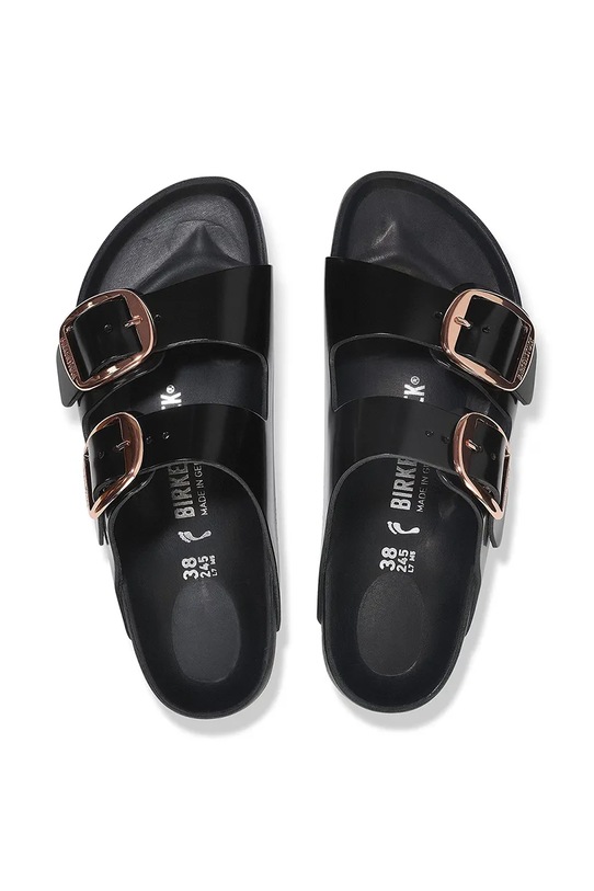 Birkenstock slapi de piele Arizona Exq Big Buckle 1027840 negru