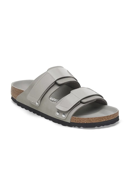 Birkenstock papuci din nubuc Uji 1029302 gri SS25