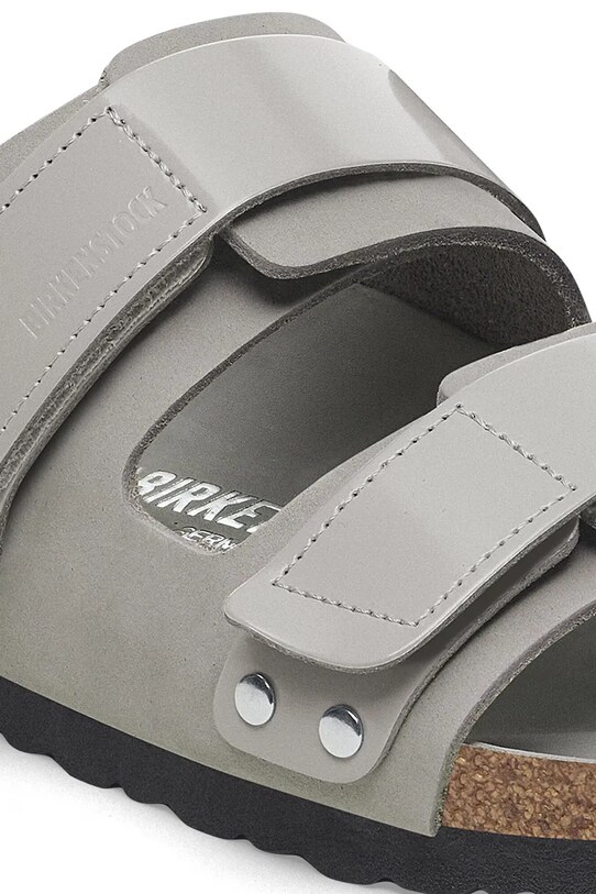 Boty Nubukové pantofle Birkenstock Uji 1029302 šedá