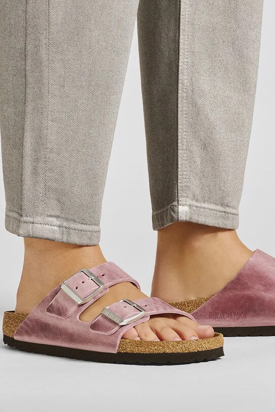 Birkenstock klapki skórzane Arizona 1025490