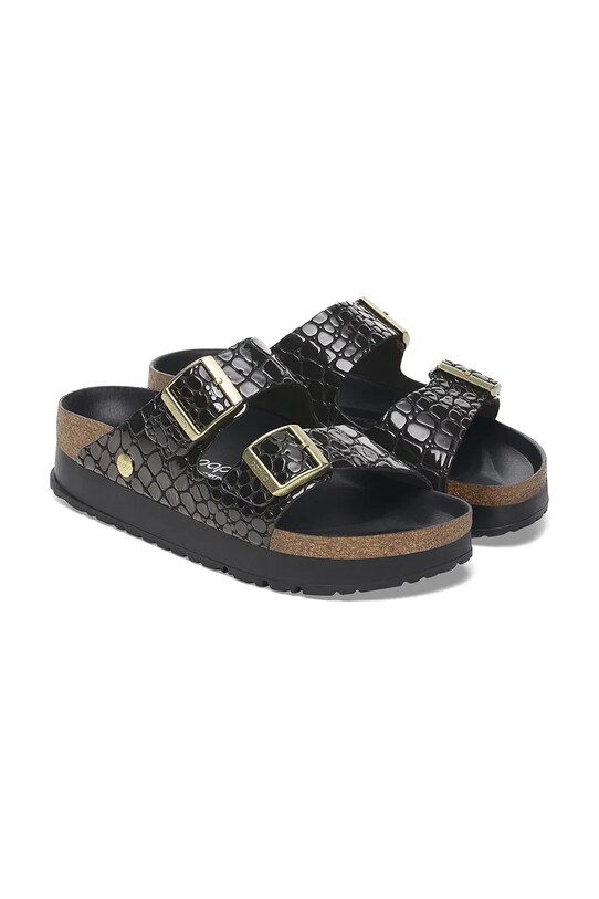 Kožené šľapky Birkenstock čierna 1029045