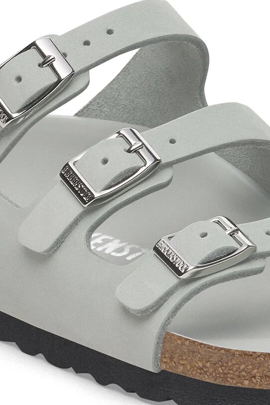 Încălțăminte Birkenstock papuci din nubuc Florida HEX 1029450 gri