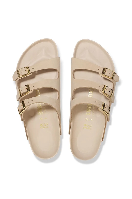 Чехли от набук Birkenstock Florida HEX 1029480 бежов