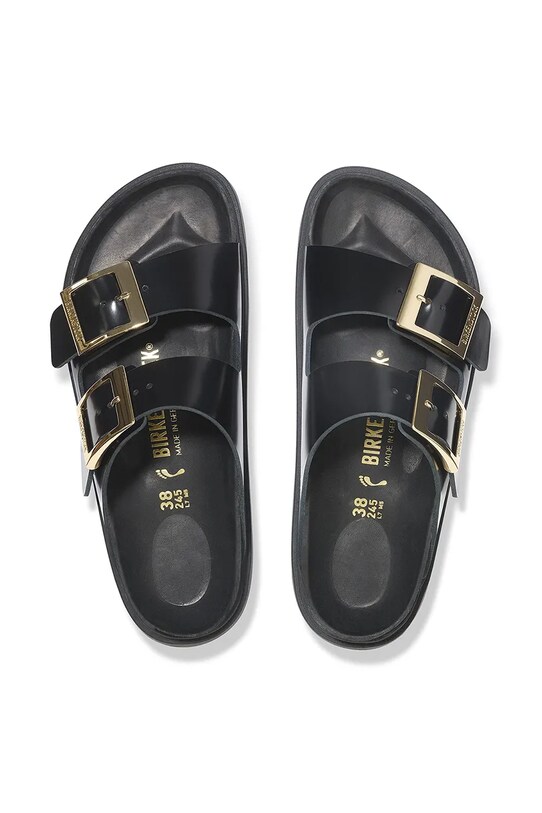 Kožené pantofle Birkenstock Arizona Droplet Buckle 1029353 černá