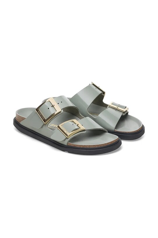 Kožené šľapky Birkenstock Arizona Droplet Buckle tyrkysová 1029367