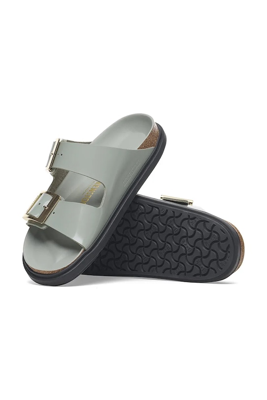 Birkenstock papuci de piele Arizona Droplet Buckle 1029367