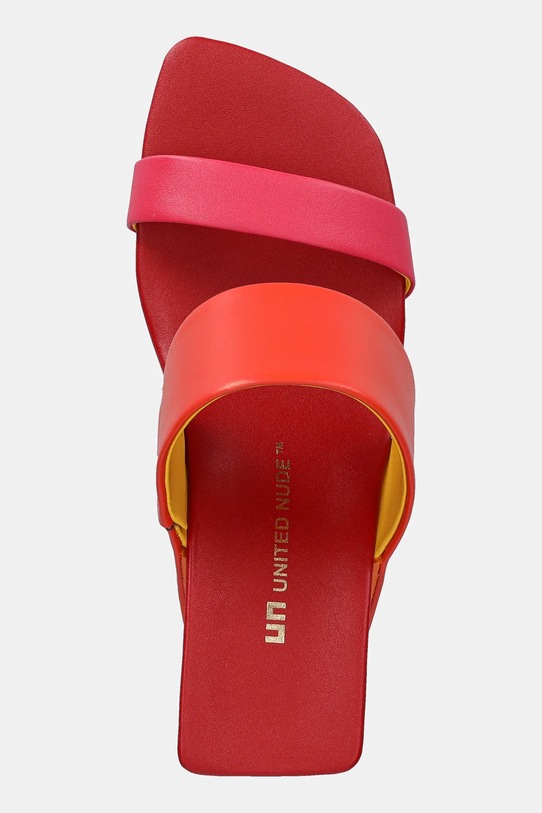 Kožené pantofle United Nude Loop Hi oranžová 1000587016