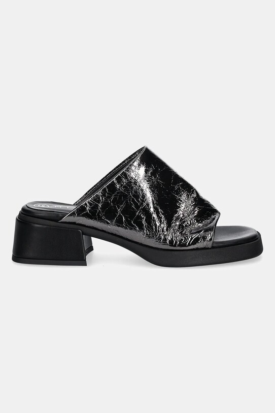 Kožené šľapky Miista Zooey E8.3874 strieborná SS25