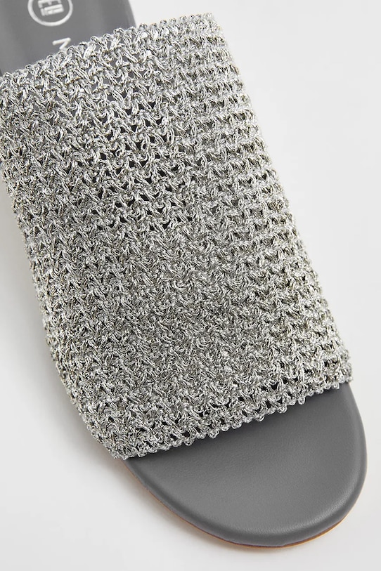Обувь Шлепанцы Miista Marilia E8.3846 серебрянный