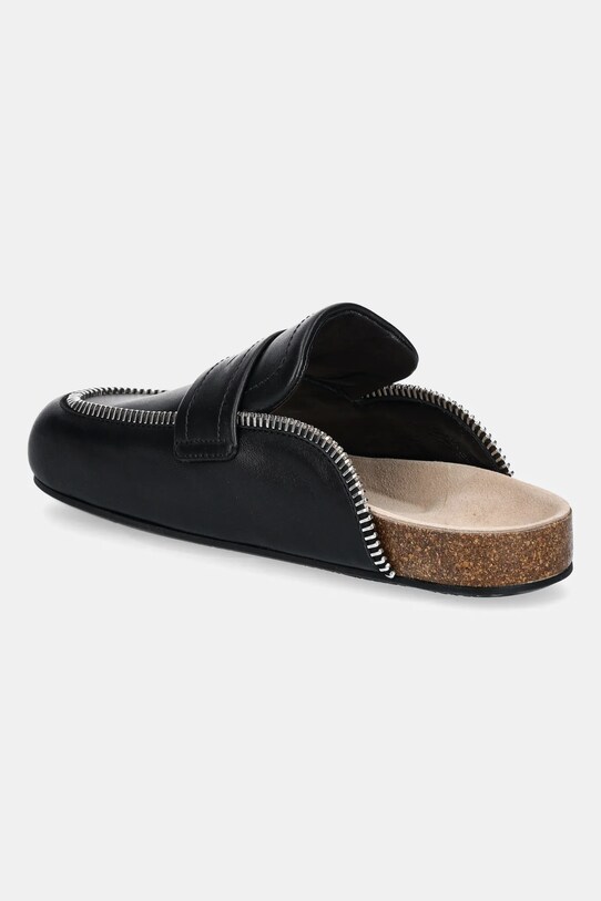 Obuv Kožené šľapky JW Anderson Biker Loafer LF0071.LA0268.999 čierna