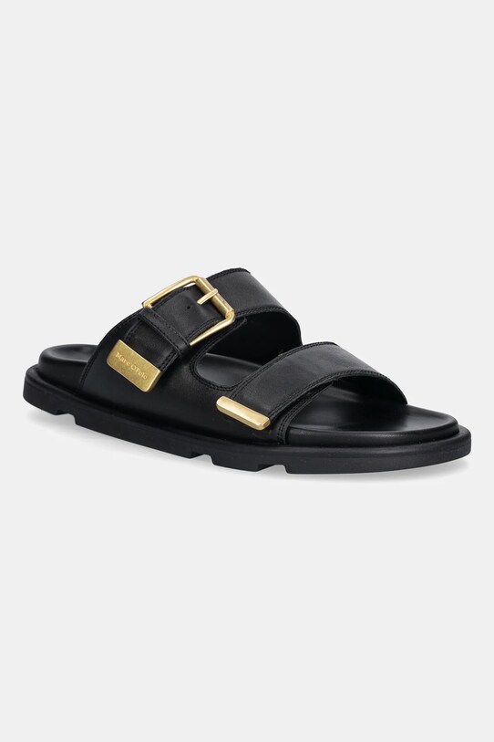 Кожаные шлепанцы Marc O'Polo ADRIANA 1A венский чёрный 50318741101100