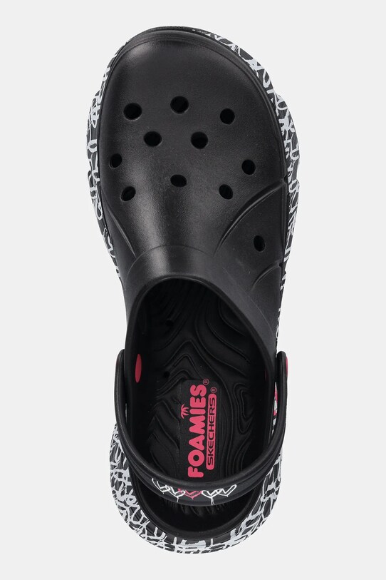 Šľapky Skechers SKECHERS X JGOLDCROWN čierna 111324
