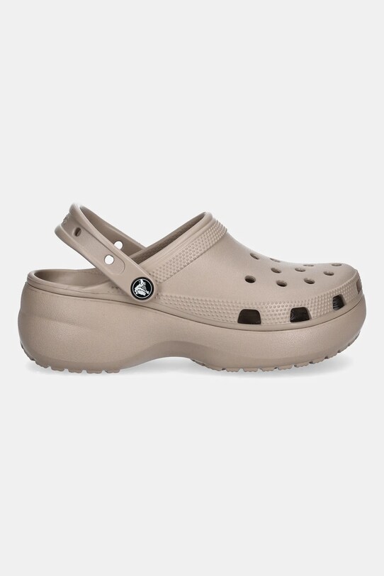 Crocs klapki Classic Platform Clog 206750.214 brązowy SS25
