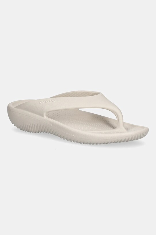 Crocs șlapi Mellow Recovery Flip sintetic bej 211100.160