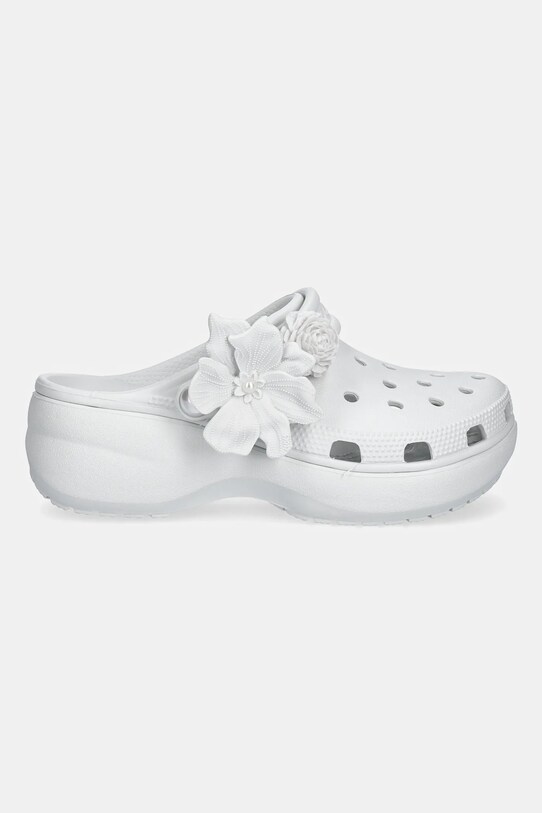 Crocs klapki Classic Platform Bouquet Clog 211292.1NK szary SS25
