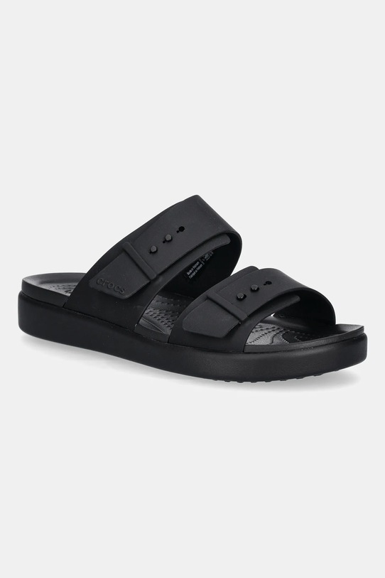 Crocs papucs Brooklyn Buckle Low platform fekete 211215.001