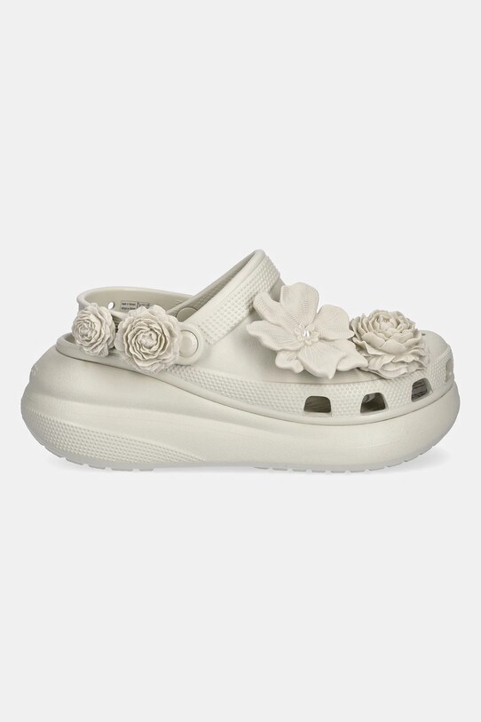 Crocs klapki Crush Bouquet Clog 211448.0HZ beżowy SS25