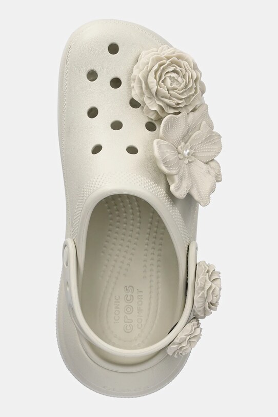 Crocs klapki Crush Bouquet Clog beżowy 211448.0HZ