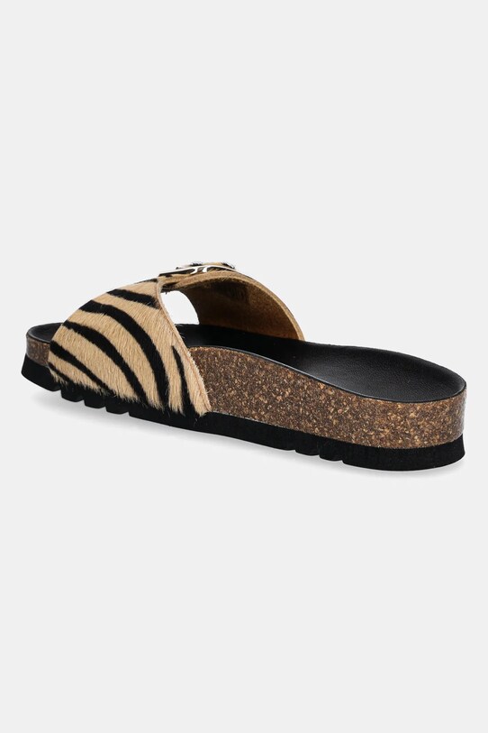 Încălțăminte Scholl papuci din piele KATHLEEN F300642331 maro