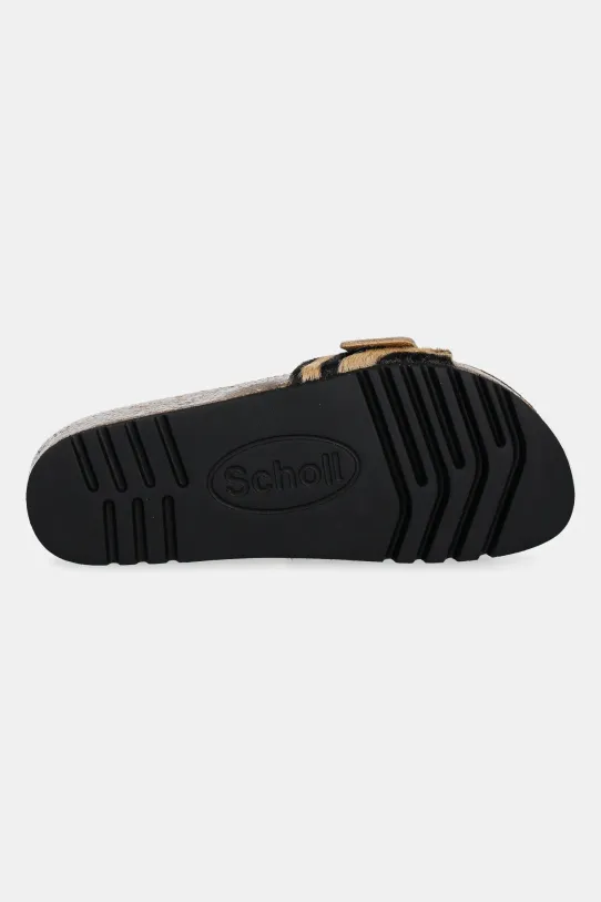 Велурени чехли Scholl KATHLEEN F300642331 кафяв