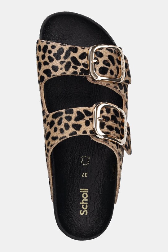 Scholl slapi de piele NOELLE maro F300671850