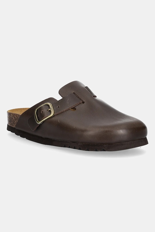 Usnjeni natikači Scholl FAE Brez pete rjava F318171590