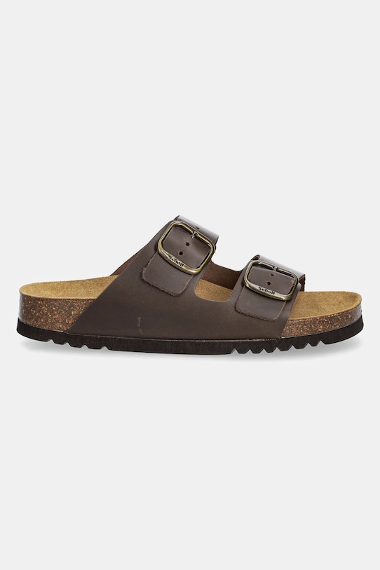 Kožené šľapky Scholl JOSEPHINE F318181590 hnedá SS25