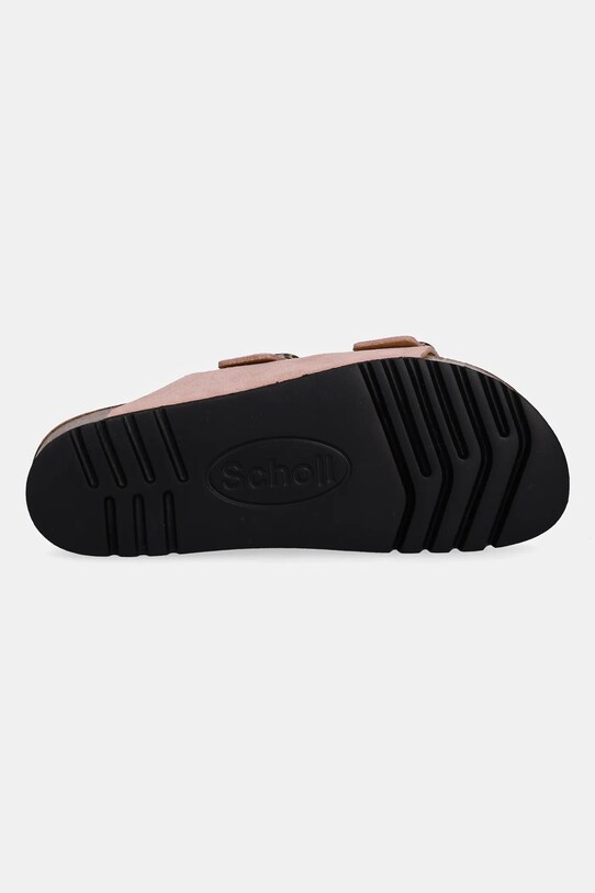 Scholl klapki zamszowe JOSEPHINE F321651023 różowy